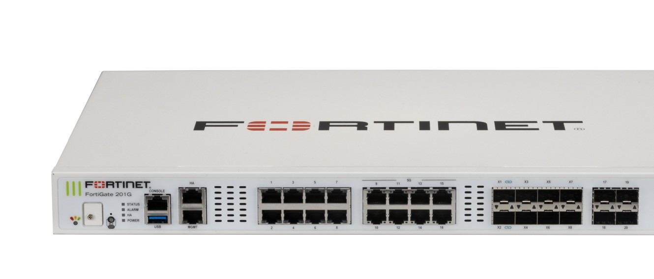 Fortinet FortiGate 200G On yuz Yitser