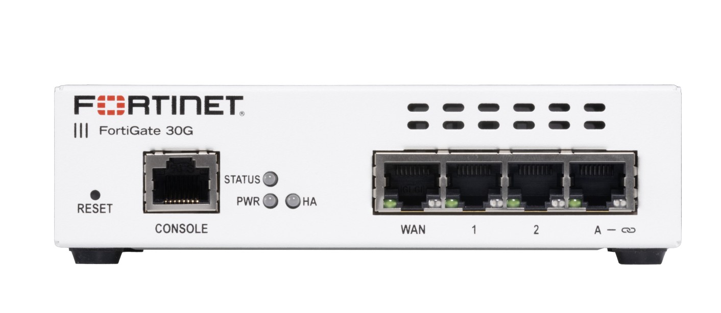 Fortinet FortiGate 30G on yuz Yitser