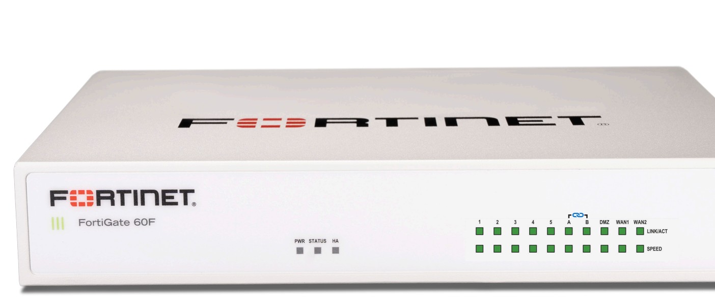 Fortinet FortiGate 60F on yuz Yitser