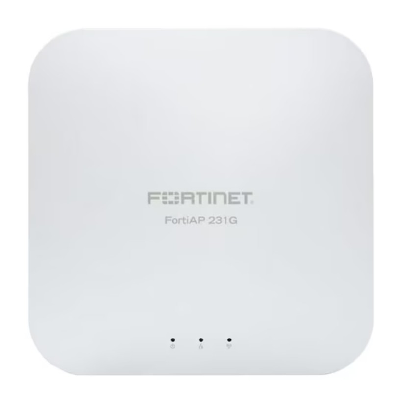 Fortinet FortiAP 231G dahili antenli üç bant Wi‑Fi 6E access point