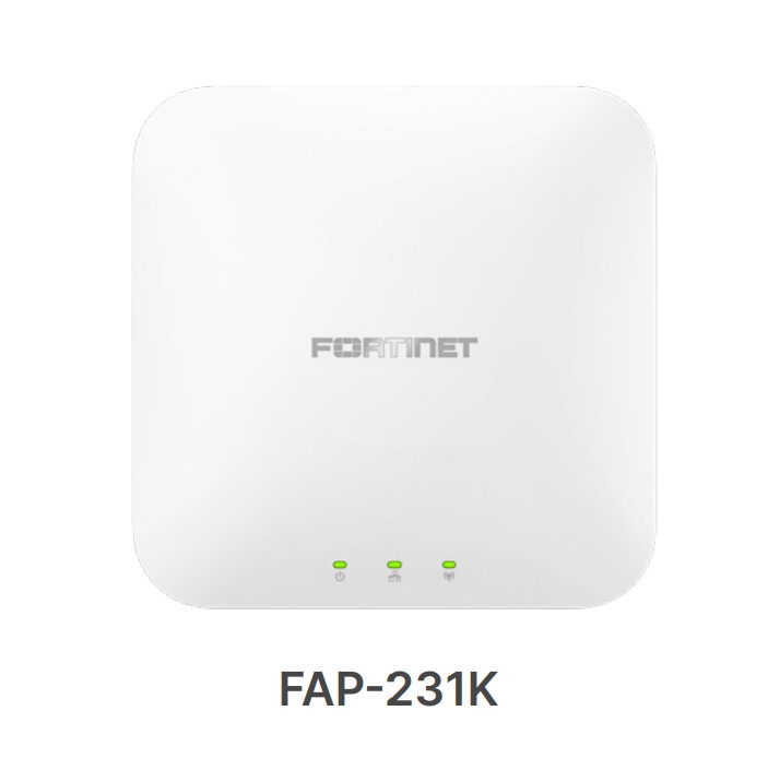 Fortinet FortiAP 231K üç bant iç mekân Wi‑Fi 7 access point