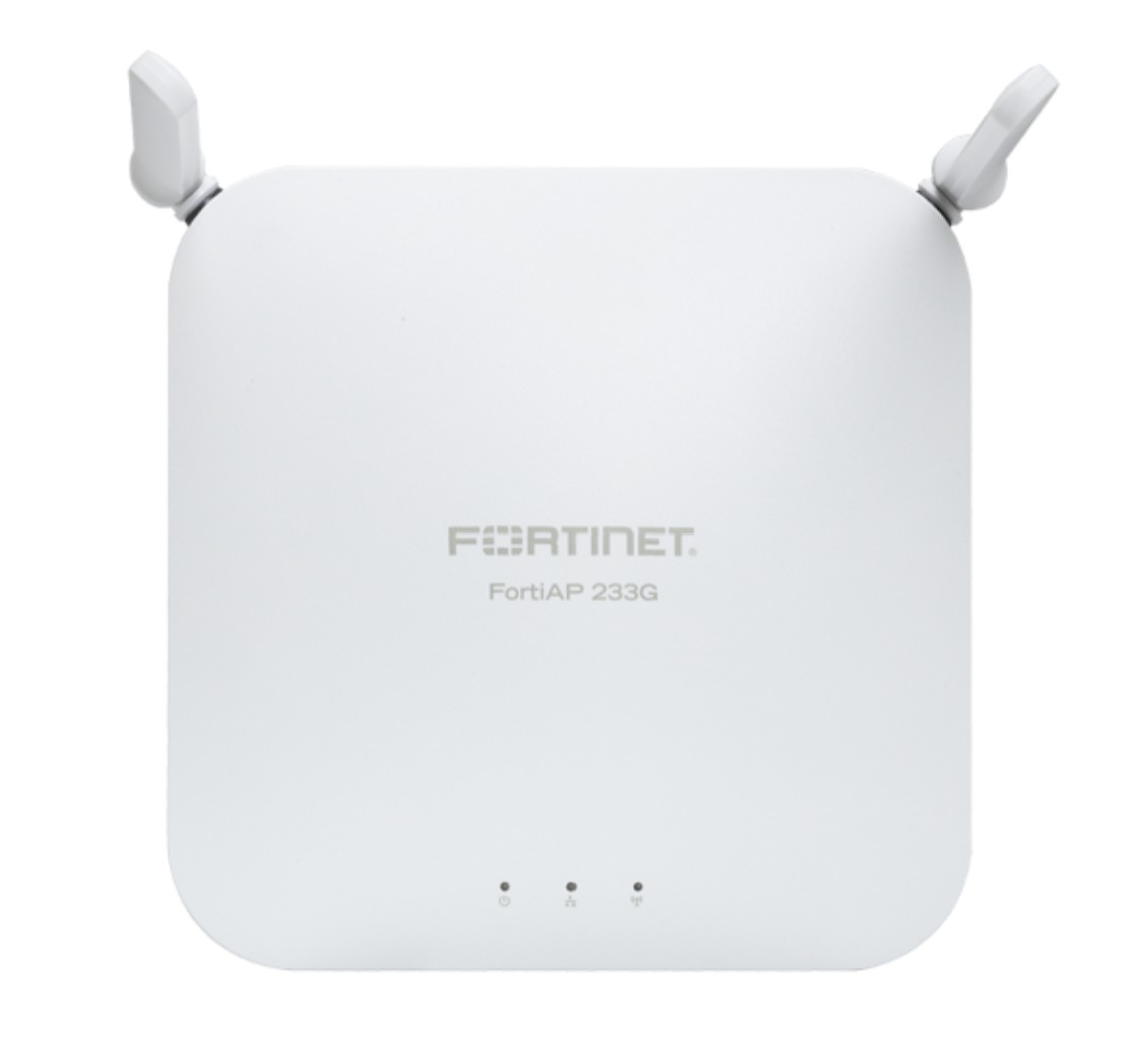 Fortinet FortiAP 233G harici antenli üç bant Wi‑Fi 6E access point