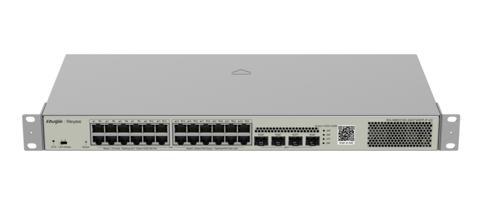 Ruijie Reyee RG-NBS3100-24GT4SFP-V2 24 port Layer 2 switch